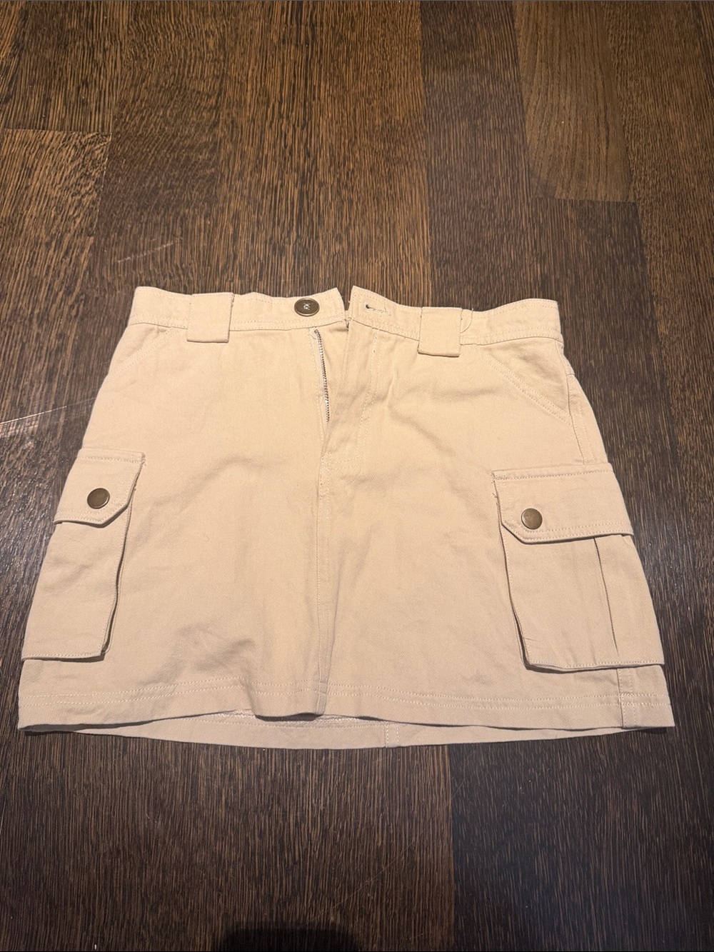 Princess Polly Beige Cargo Mini Skirt